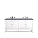 James Martin Athens 72" Double Bathroom Vanity