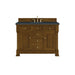 Brookfield 48" Single Vanity, Black Onyx, w/ 3 CM Siberian Silestone Top w/FreePower Wireless Charger