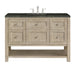 Breckenridge 48" Single Vanity, Serenity Blue, w/ 3 CM Carrara Marble Top