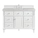 Lorelai 48" Single Vanity, Black Onyx, w/ 3 CM Siberian Silestone Top w/FreePower Wireless Charger