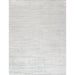 Pasargad Home Slate Collection Hand-Loomed Ivory/Beige Bsilk & Wool Area Rug- 8' 0" X 10' 0" pbfe-02 8x10