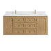 James Martin Vanities Laurent 60" Double Vanity
