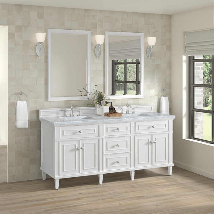 James Martin Vanities Lorelai 72" Double Vanity