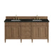 Brittany 72" Double Vanity, Bright White Vanity w/ 3 CM White Zeus Silestone Top
