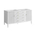 Myrrin 60" Double Vanity, Mid Century Walnut w/ Single Hole 3 CM White Zeus Silestone Top & Backsplash