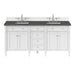 Brittany 72" Double Vanity, Victory Blue, w/ 3 CM Tajnar Eclos Top