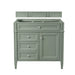 Brittany 36" Single Vanity Cabinet, Smokey Celadon