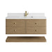 Allamari 48" Single Vanity, Sable w/ 3 CM Tajnar Eclos Top