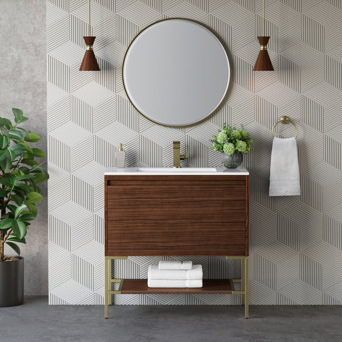 James Martin Mantova 35.4" Single Bathroom Vanity