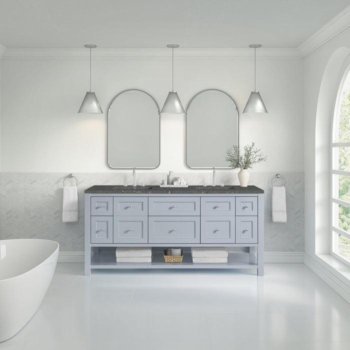 James Martin Vanities Breckenridge 72" Double Vanity