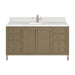 Chicago 60" Single Vanity, Smokey Celadon, w/ 3 CM Phantome Eclos Top