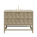 Emmeline 48" Single Vanity, Pebble Oak, w/ 3 CM Tajnar Eclos Top