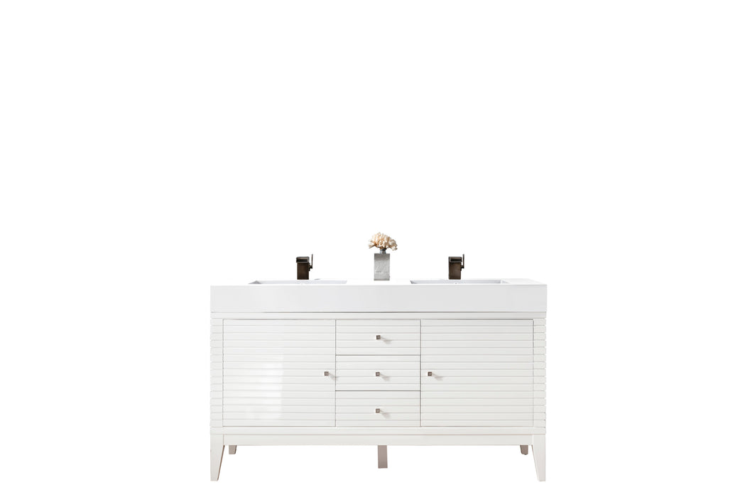James Martin Linear 59" Double Bathroom Vanity