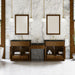 James Martin Vanities Bellshire 96" Dual Vanity Set with 24" Make-Up Counter