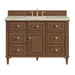 Lorelai 48" Single Vanity, Light Natural Oak w/ 3 CM Parisien Bleu Silestone Top w/FreePower Wireless Charger