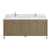 Chicago 72" Double Vanity, Smokey Celadon, w/ 3 CM Phantome Eclos Top