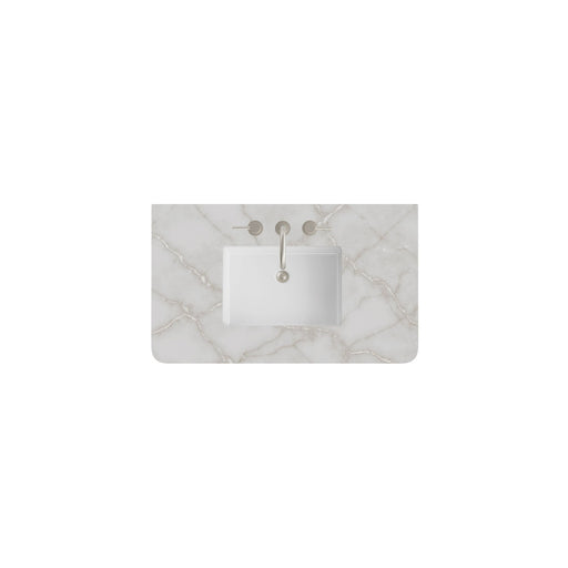 James Martin Vanities 36" Single Radius Cut Widespread