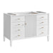 Myrrin 48" Single Vanity, Mid Century Walnut w/ 3 CM Eternal Jasmine Pearl Silestone Top