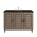 Portland 48" Single Vanity, Whitewashed Walnut, w/ 3 CM Phantome Eclos Top