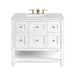 Breckenridge 36" Single Vanity, Bright White w/ 3 CM Lime Delight Top