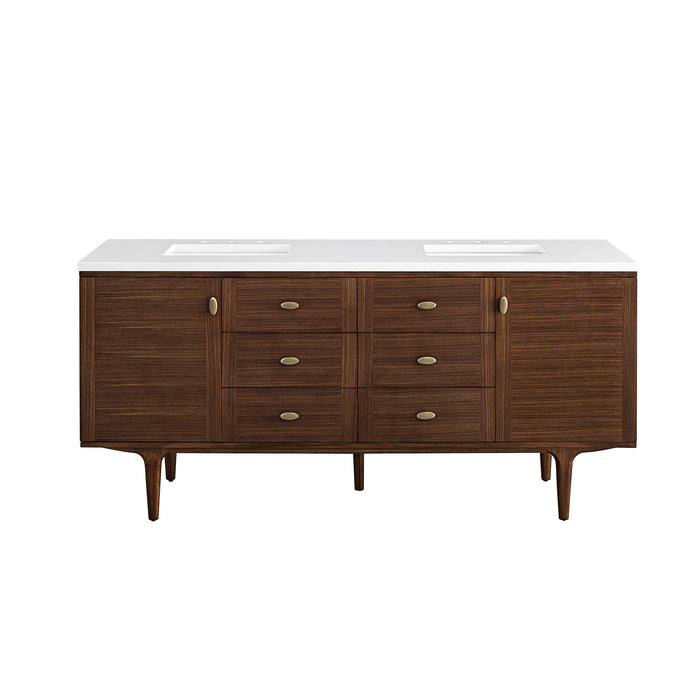 James Martin Vanities Amberly 72" Double Vanity