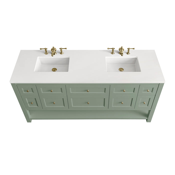 James Martin Vanities Breckenridge 72" Double Vanity Base Only