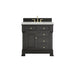 Brookfield 36" Single Vanity, Black Onyx w/ 3 CM Lime Delight Silestone Top