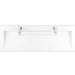 72" Double Top, Composite Stone, Glossy White Finish