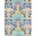 Pasargad Home Oushak Collection Hand-Knotted Wool Blue Area Rug- 7'11" X 9' 9" PRE-13 8X10