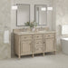 James Martin Vanities Lorelai 60" Double Vanity