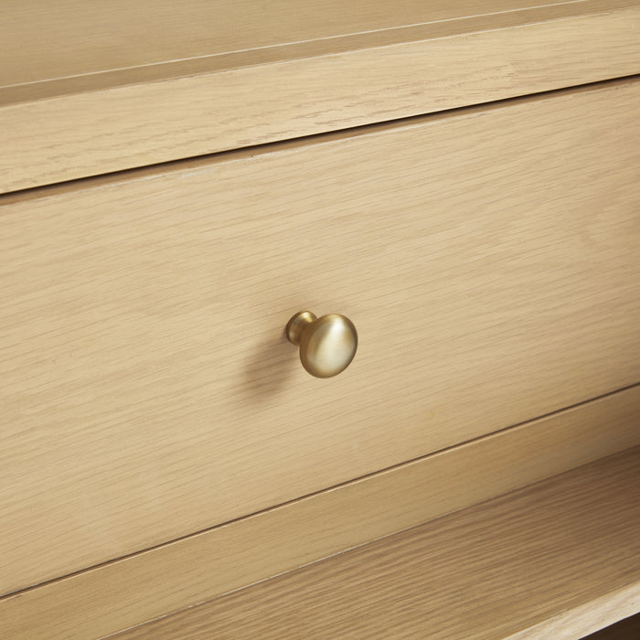 Solene 48" Single Vanity, Seaside Oak, w/ 3 CM Ethereal Noctis Silestone Top w/ FreePower Wireless Charger