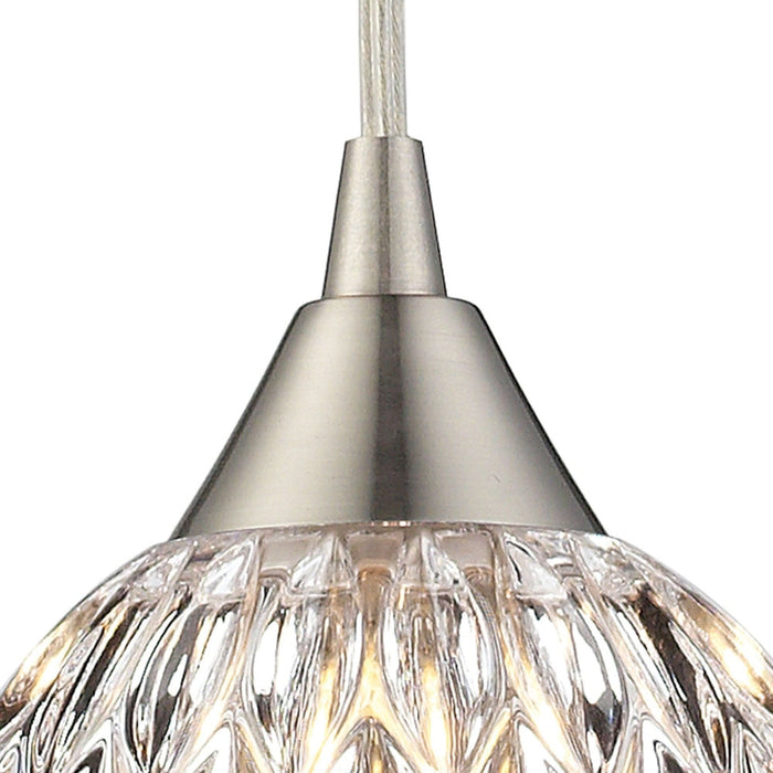 Kersey Satin Nickel Mini Pendant