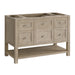 Breckenridge 48" Single Vanity, Light Natural Oak w/ 3 CM Victorian Silver Top