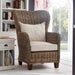 NovaSolo Wickerworks King Chair Natural Grey CR44
