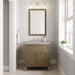 James Martin Chicago 30" Single Bathroom Vanity in Walnut Whisper, shown in a bathroom setting