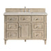 Lorelai 48" Single Vanity, Mid-Century Walnut w/ 3 CM Charcoal Soapstone Silestone Top