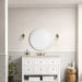 Breckenridge 48" Single Vanity, Whitewashed Oak w/ 3 CM Ethereal Noctis Silestone Top