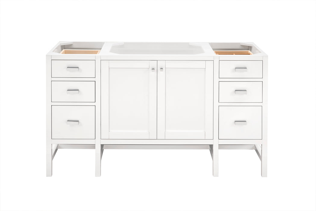 Addison 60" Single Vanity Cabinet, Glossy White