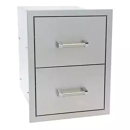 Kokomo Outdoor Kitchen Stainless Steel Double Drawer