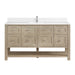 Breckenridge 60" Single Vanity, Smokey Celadon, w/ 3 CM Siberian Silestone Top w/FreePower Wireless Charger