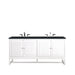James Martin Athens 72" Double Bathroom Vanity