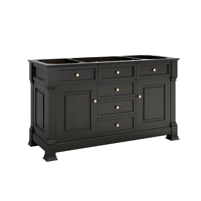 Brookfield 60" Single Vanity, Black Onyx