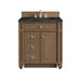 Bristol 30" Single Vanity, Saddle Brown, w/ 3 CM Phantome Eclos Top