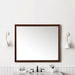 James Martin Glenbrooke 48" Mirror in Burnished Mahogany, shown in a bathroom setting