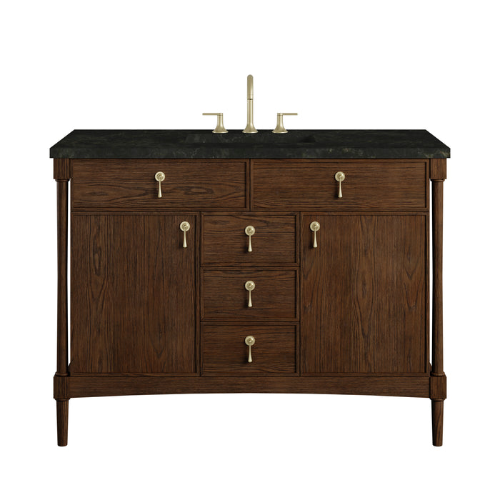 Kinnsden 48" Single Vanity, Sable Oak w/ 3 CM Phantome Eclos Top