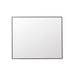 Rohe 48" Rectangular Mirror, Matte Black