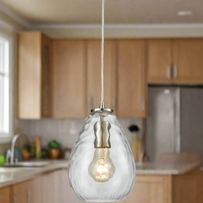 Elk Lighting Lagoon Satin Nickel Mini Pendant