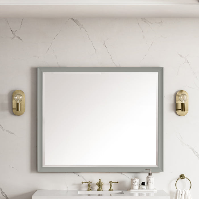 James Martin Glenbrooke 48" Mirror in Urban Gray, shown in a bathroom setting