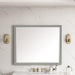James Martin Glenbrooke 48" Mirror in Urban Gray, shown in a bathroom setting