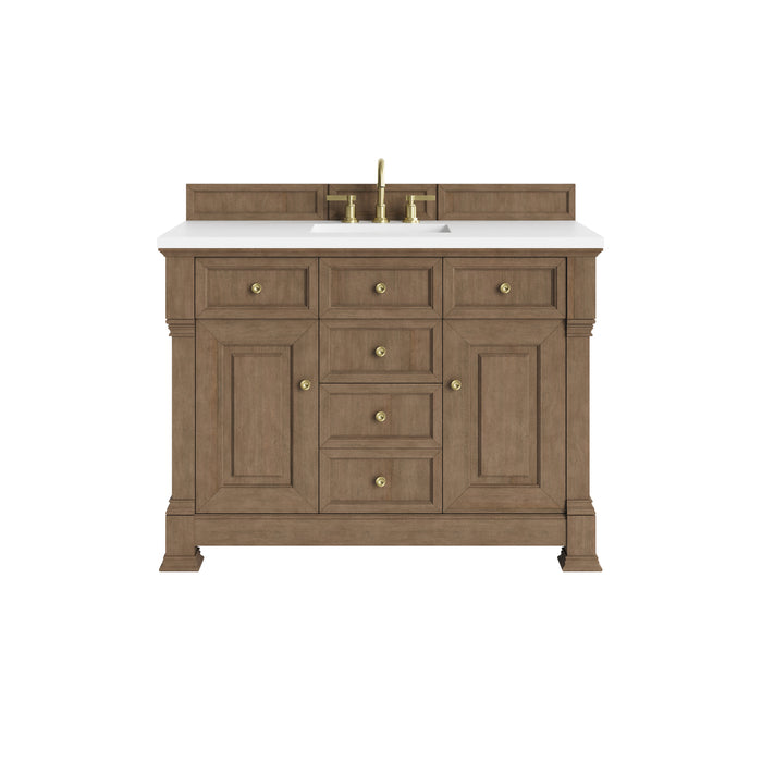 Brookfield 48" Single Vanity, Pecan